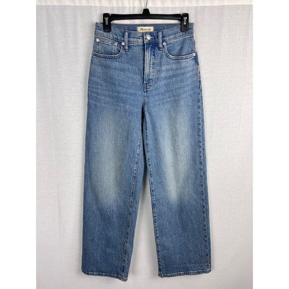 Madewell The Perfect Vintage Wide Leg Jeans Heathcote Wash Modern Contemporary - Picture 3 of 9